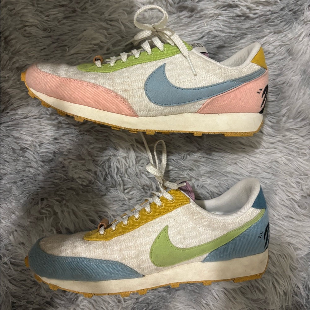 Nike Daybreak Sun Club Pastel Mix Sneakers with Blue and Pink